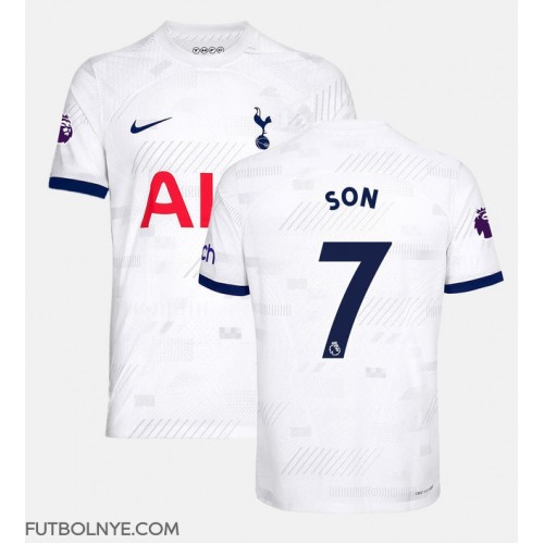 Camiseta Tottenham Hotspur Son Heung-min #7 Primera Equipación 2023-24 manga corta